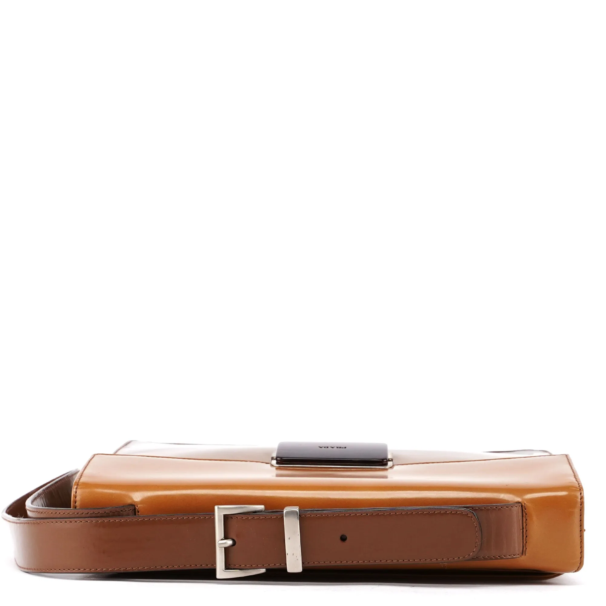Brown Gradient Spazzolato Shoulder Bag