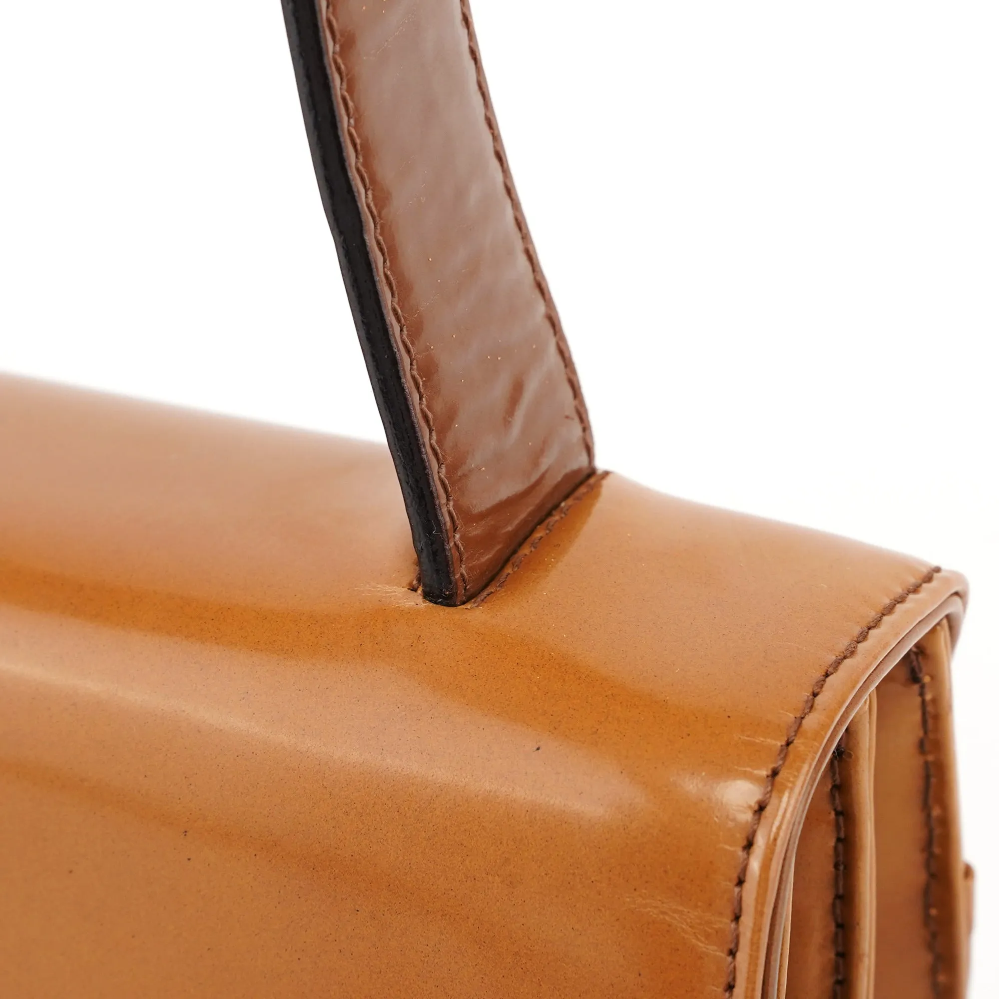 Brown Gradient Spazzolato Shoulder Bag