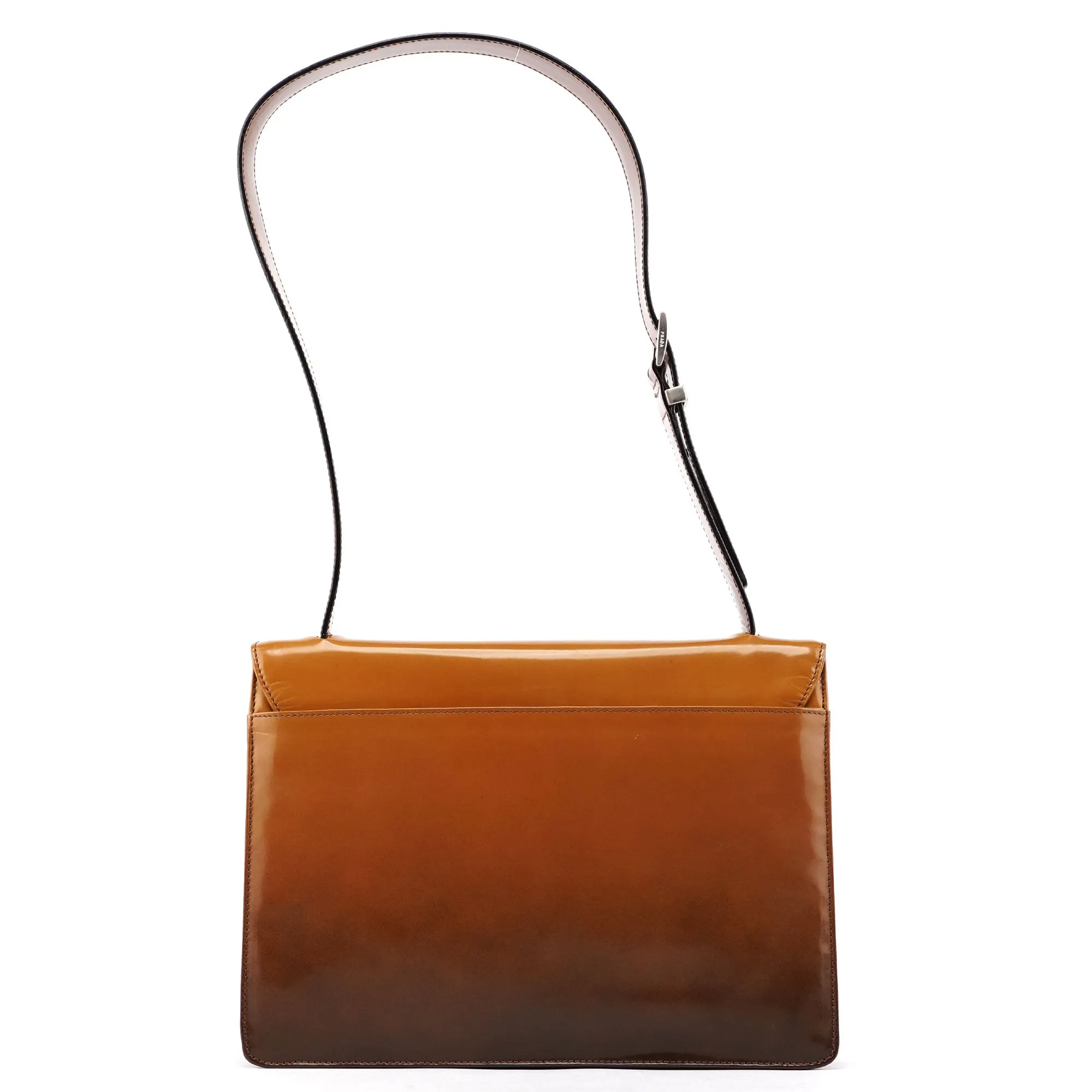 Brown Gradient Spazzolato Shoulder Bag