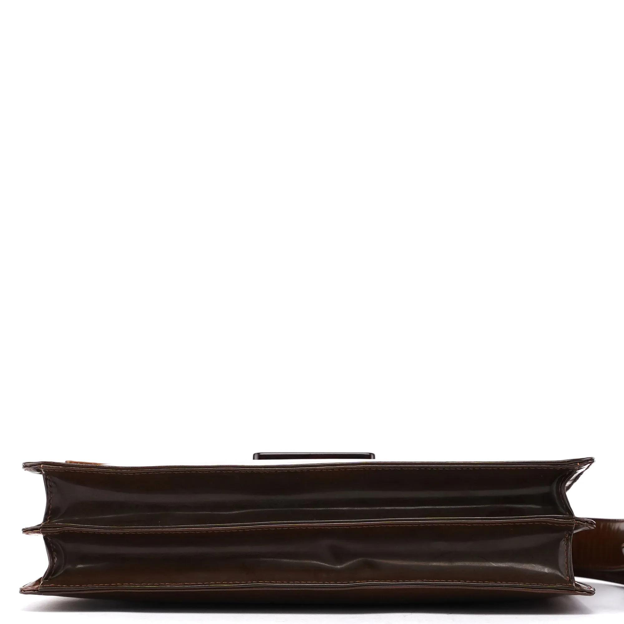 Brown Gradient Spazzolato Shoulder Bag