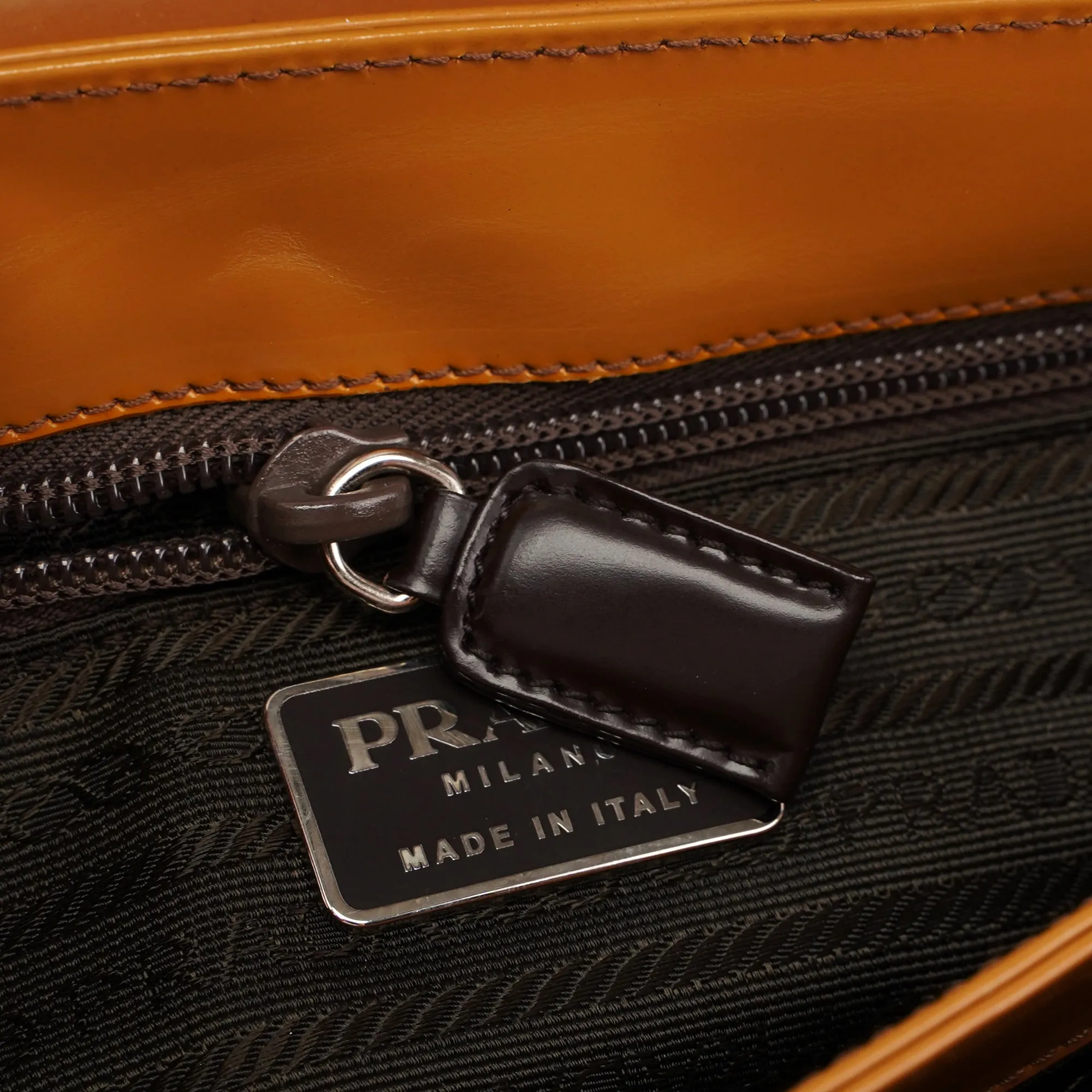 Brown Gradient Spazzolato Shoulder Bag