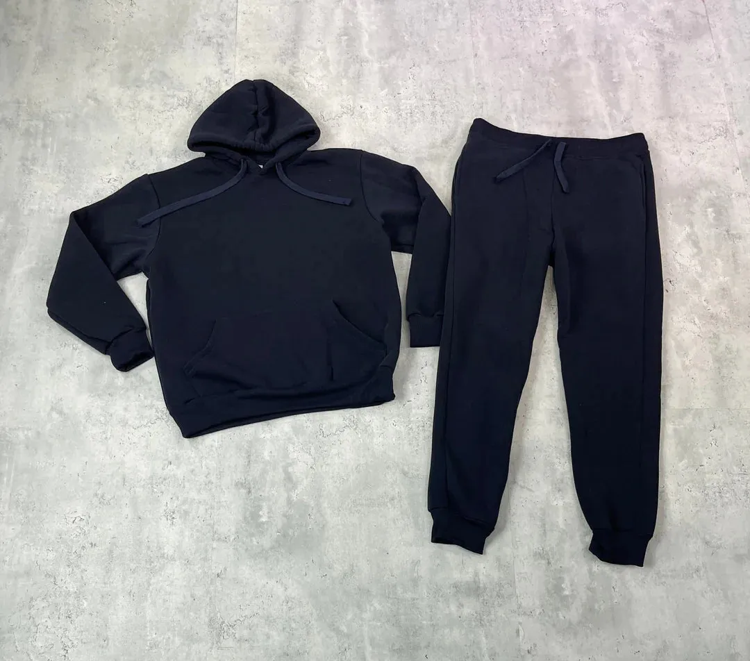 BTF22599-Pullover Hoodie Sweatsuits