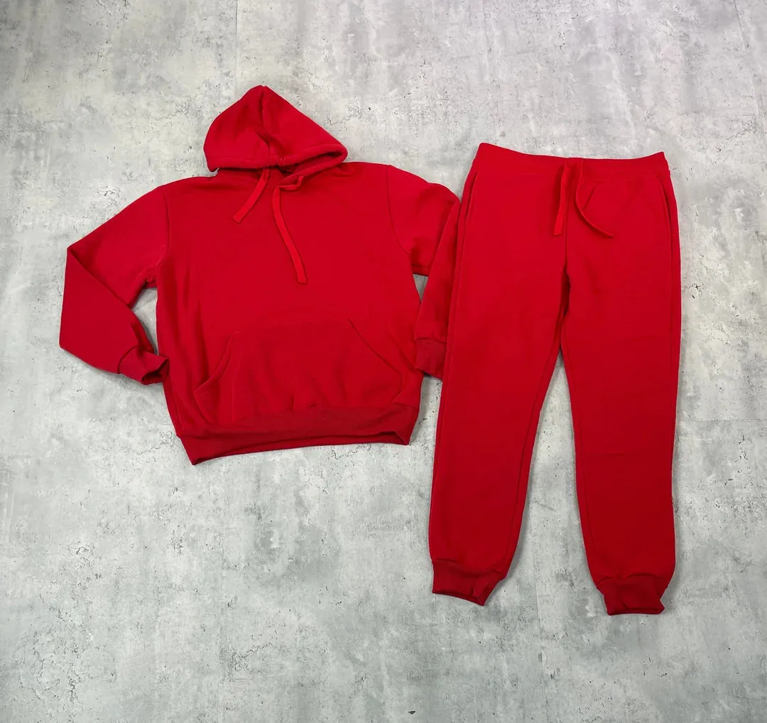BTF22599-Pullover Hoodie Sweatsuits