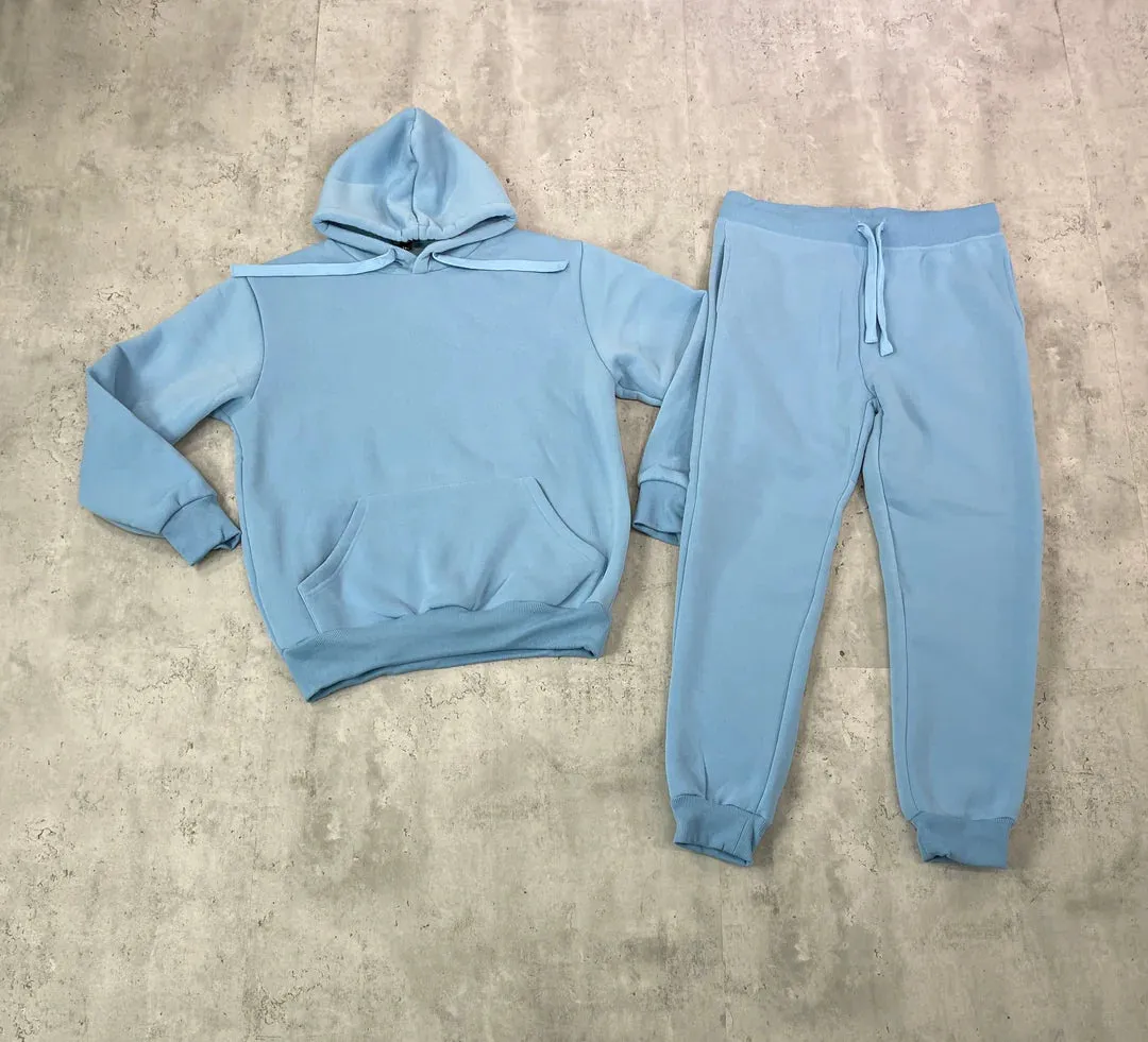 BTF22599-Pullover Hoodie Sweatsuits