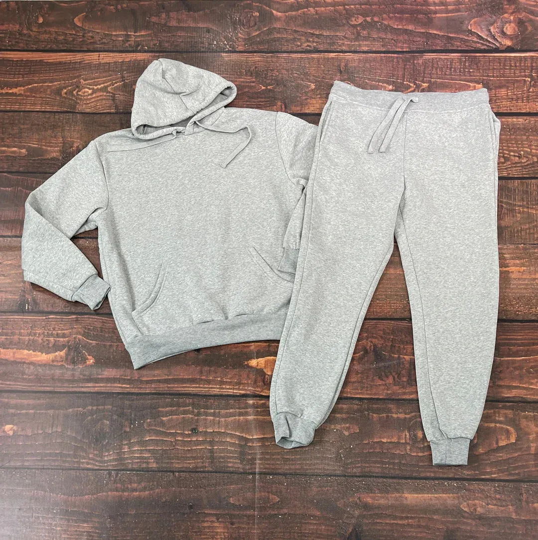 BTF22599-Pullover Hoodie Sweatsuits