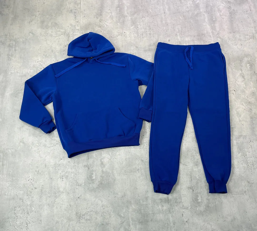 BTF22599-Pullover Hoodie Sweatsuits