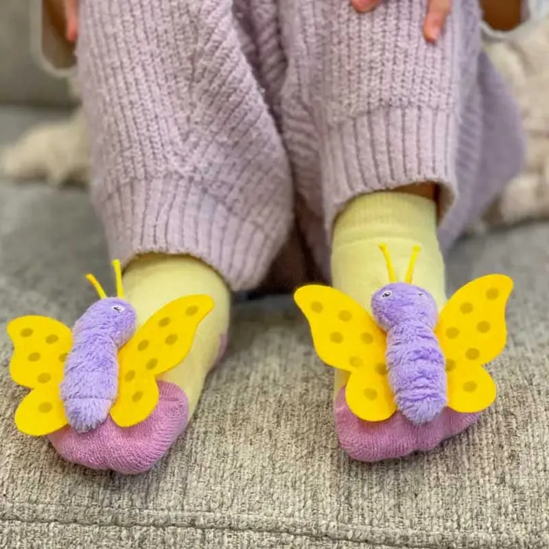 Butterfly Rattle Socks