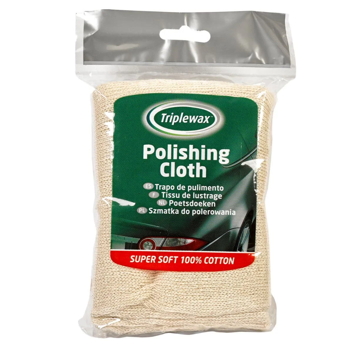 CARPLAN TRIPLEWAX POLISHING CLOTH 100% COTTON 200G CLOTH | CTA037