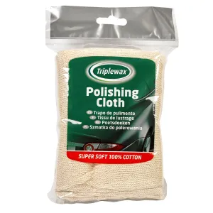 CARPLAN TRIPLEWAX POLISHING CLOTH 100% COTTON 200G CLOTH | CTA037