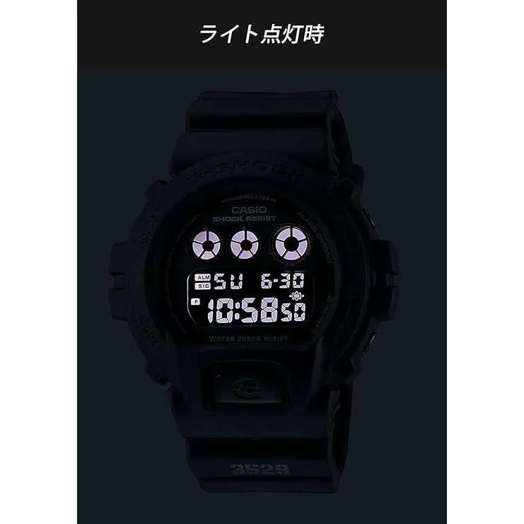 CASIO G-SHOCK DAY-DATE DIGITAL DIAL RESIN STRAP BLACK & RED MEN WATCH DW-6900UMS-1JF