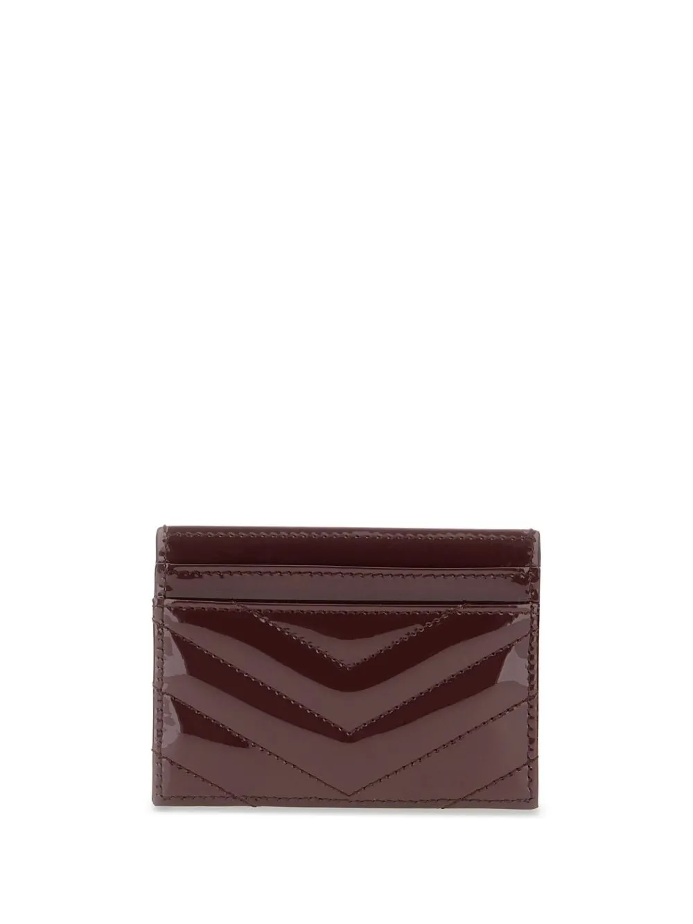 Cassandre patent leather card case