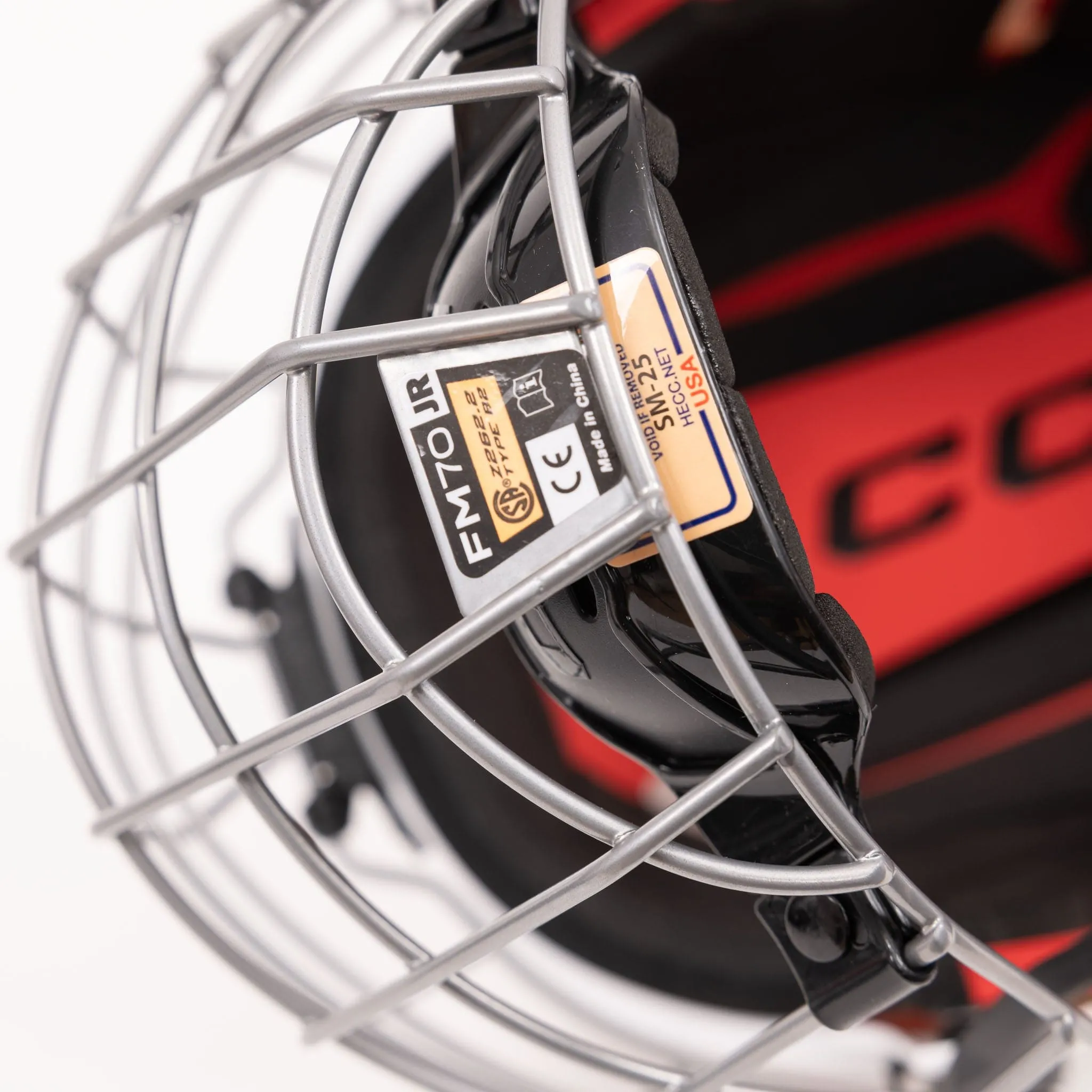 CCM Tacks 70 Junior Hockey Helmet / Cage Combo