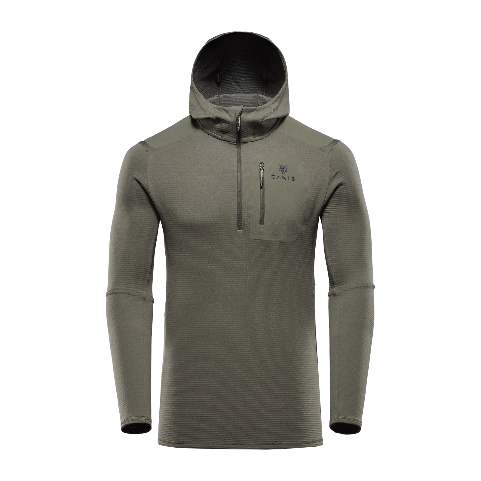 Chamois Fleece Hooded Half-Zip