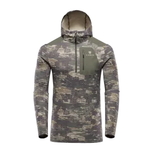 Chamois Fleece Hooded Half-Zip