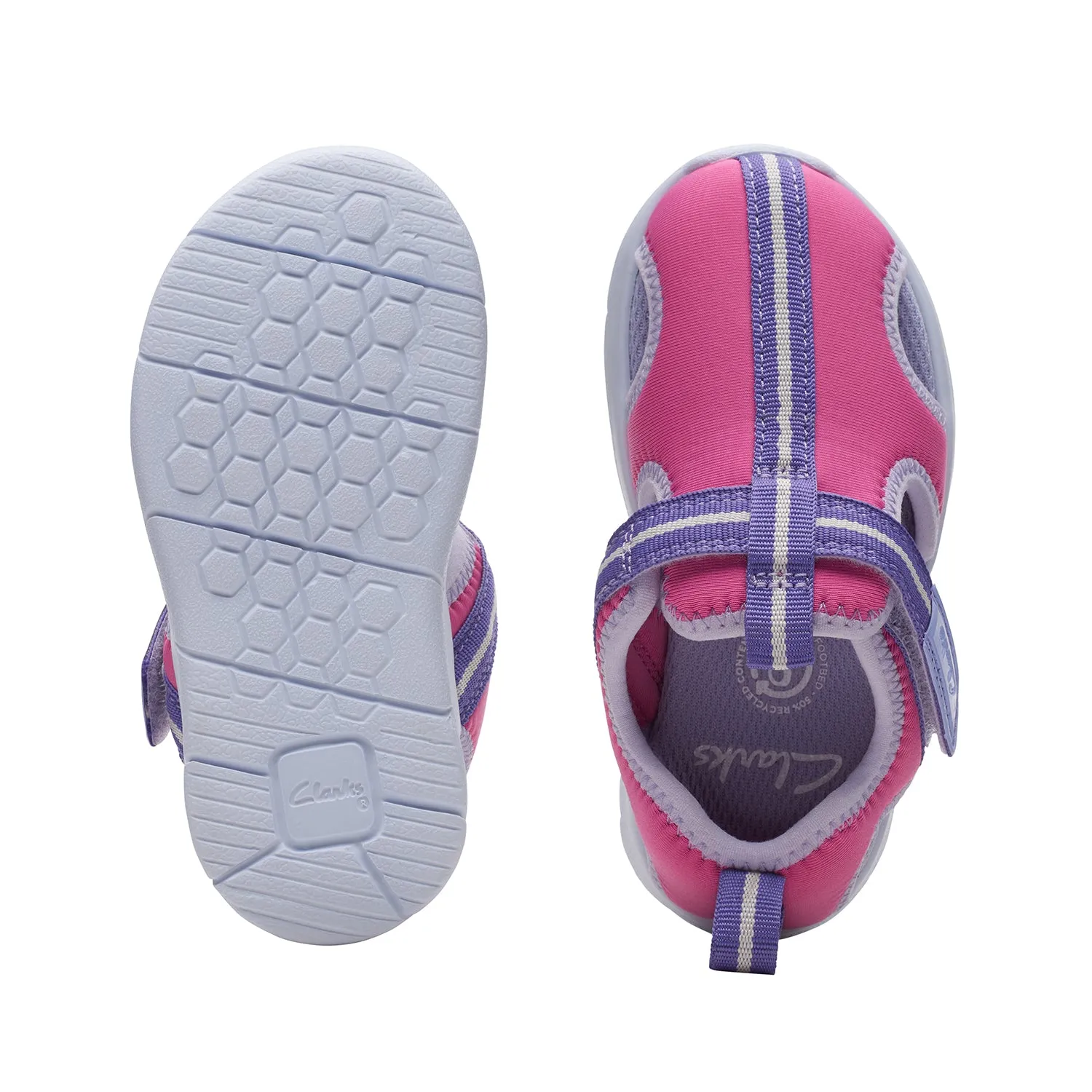 CLARKS GIRLS ATH WATER TODDLER. (STANDARD FIT)