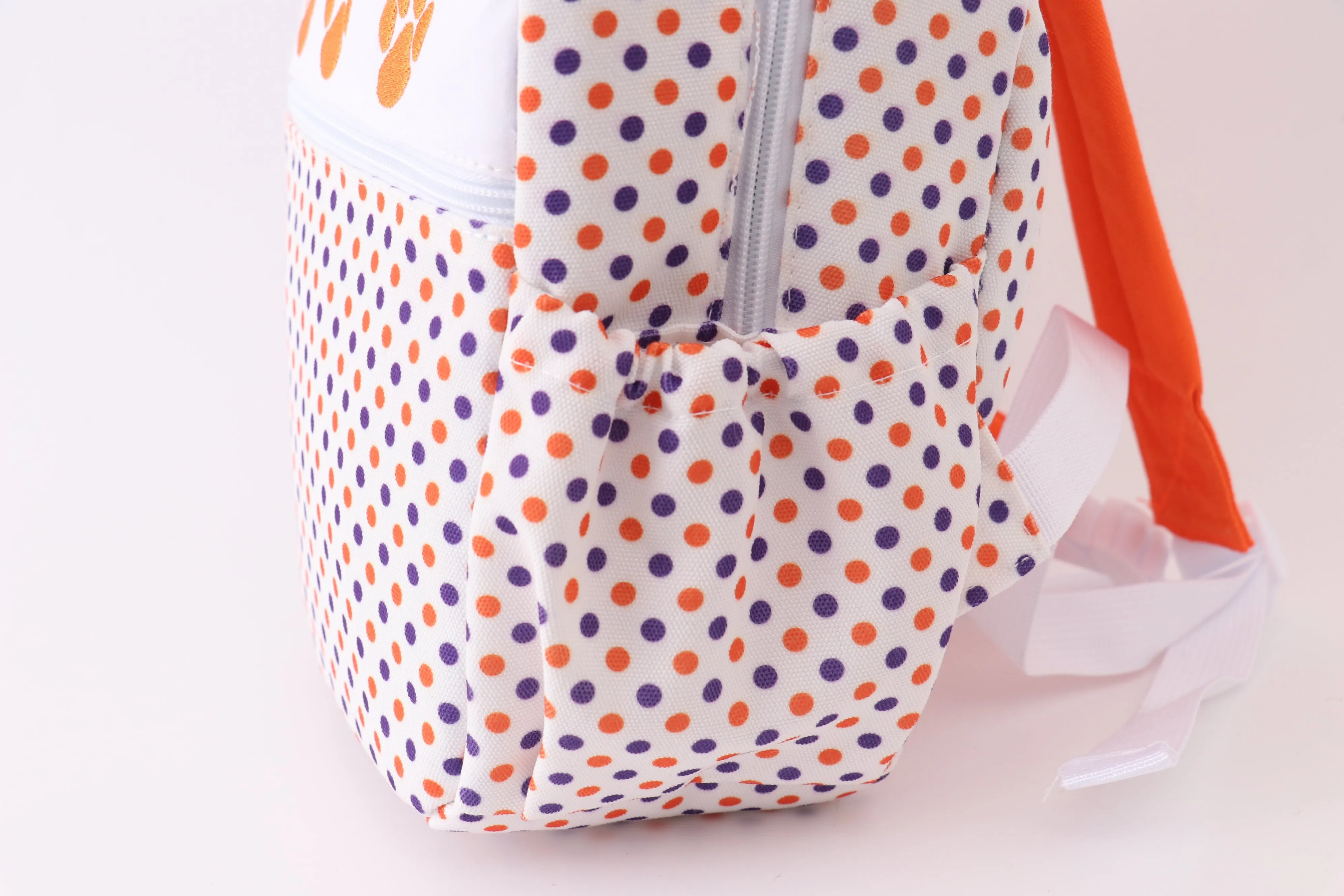 Clemson university embroidery boy schoolbag