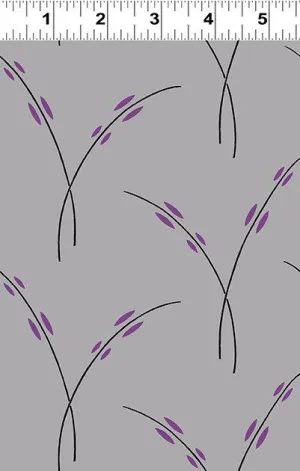 Clothworks Purple Reign Light Pewter Y3368-118