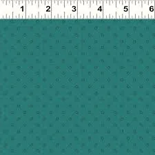 Clothworks Raised Ruby Ring Y3420-104 Teal