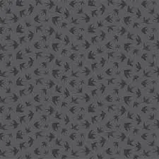 Clothworks Seasons Birds Y3402-120 Dark Pewter