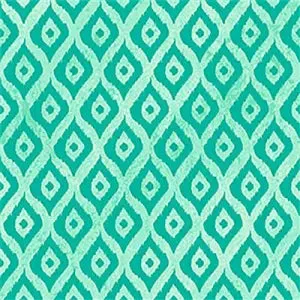 Clothworks Stitch Witches Tuli Ogee Light Green Y3292-20