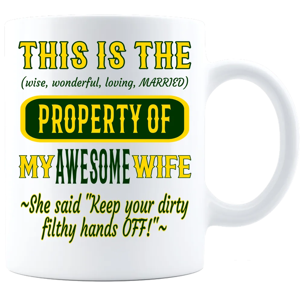 Coffee Mug_Property of Awesome Wife_GB_ White