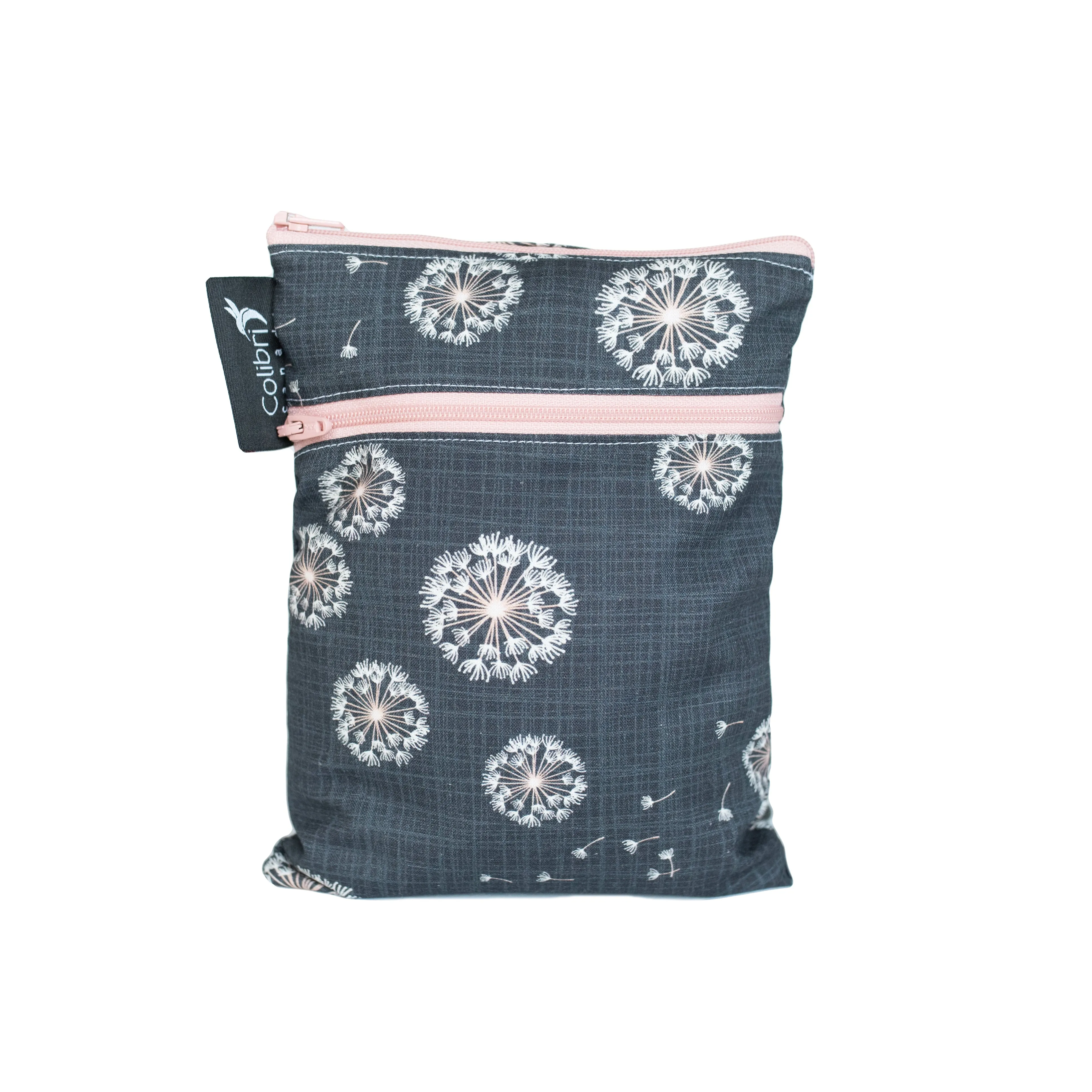 Colibri Dandelion Dual Pocket Purse Sized Wet Bag