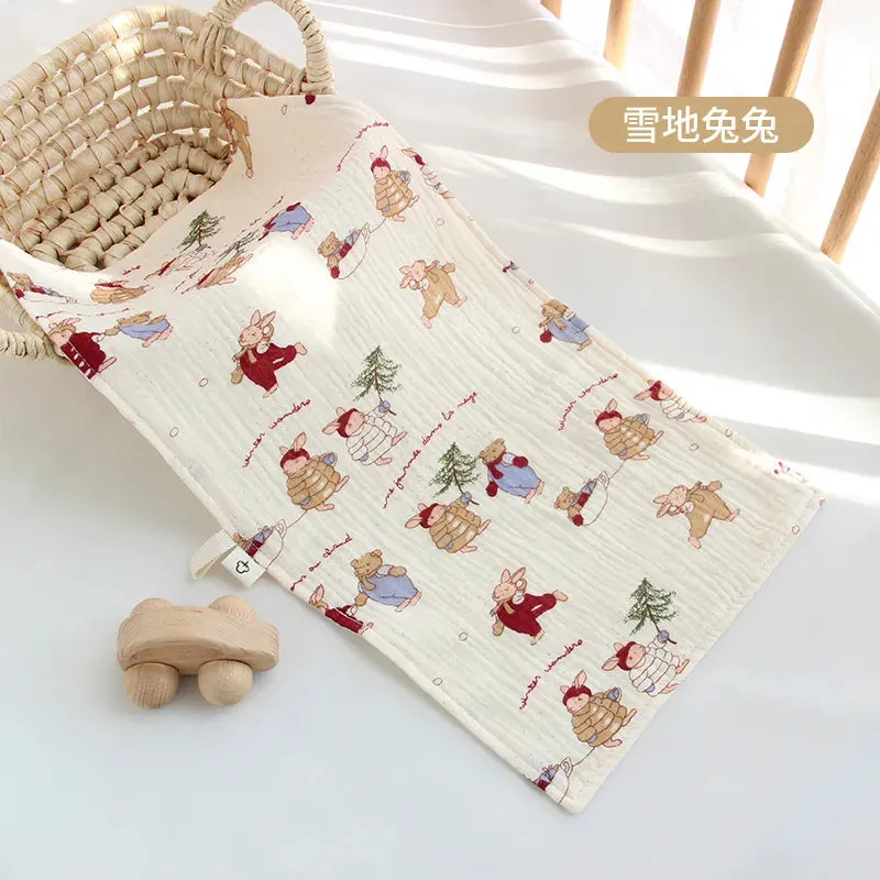 Cotton Muslin Baby Face Towel & Burp Cloth Set