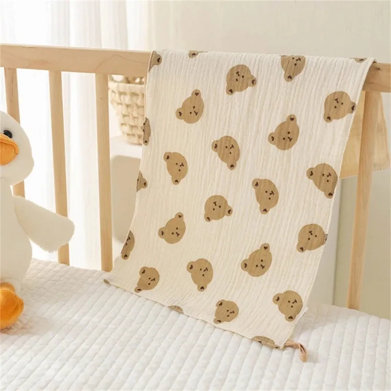 Cotton Muslin Baby Face Towel & Burp Cloth Set