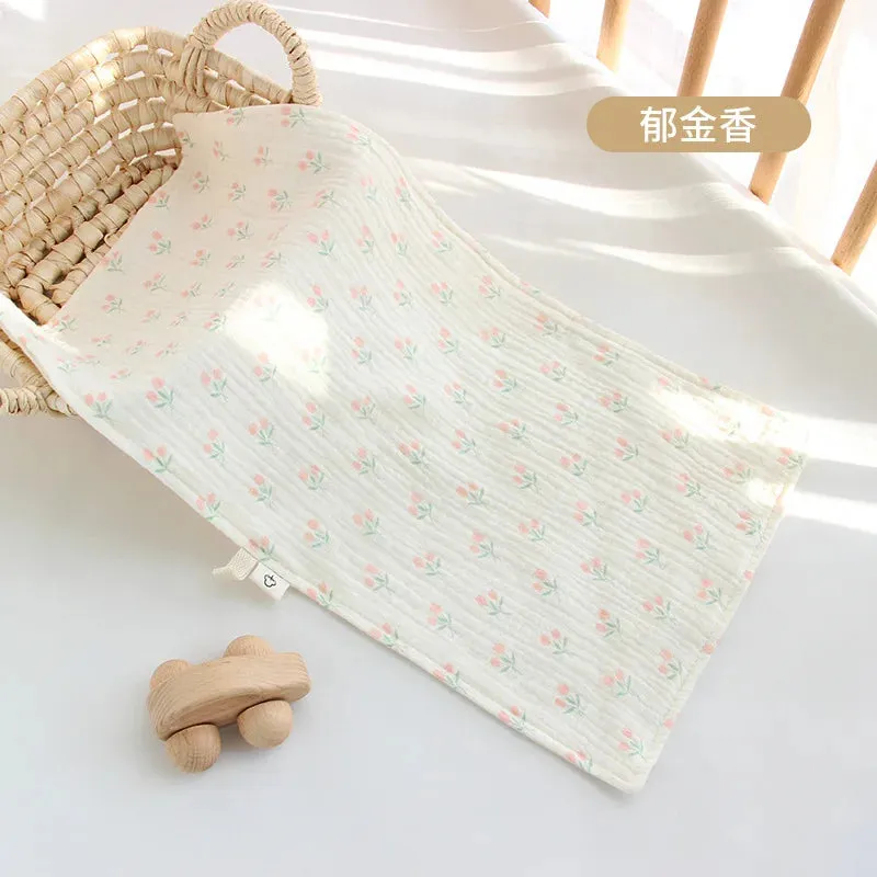 Cotton Muslin Baby Face Towel & Burp Cloth Set