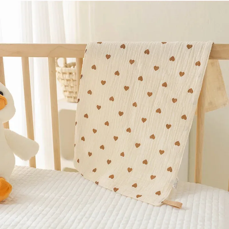 Cotton Muslin Baby Face Towel & Burp Cloth Set