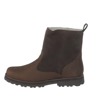 Courma Kid Warm Lined Boot Dark Brown