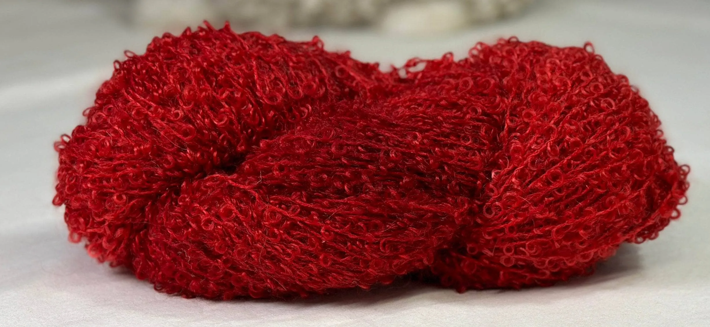 Curly Locks Yarn - Red Christmas