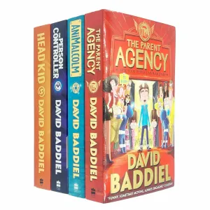David Baddiel 4 Books Collection Set Person Controller Head Kid AniMalcolm Parent Agency