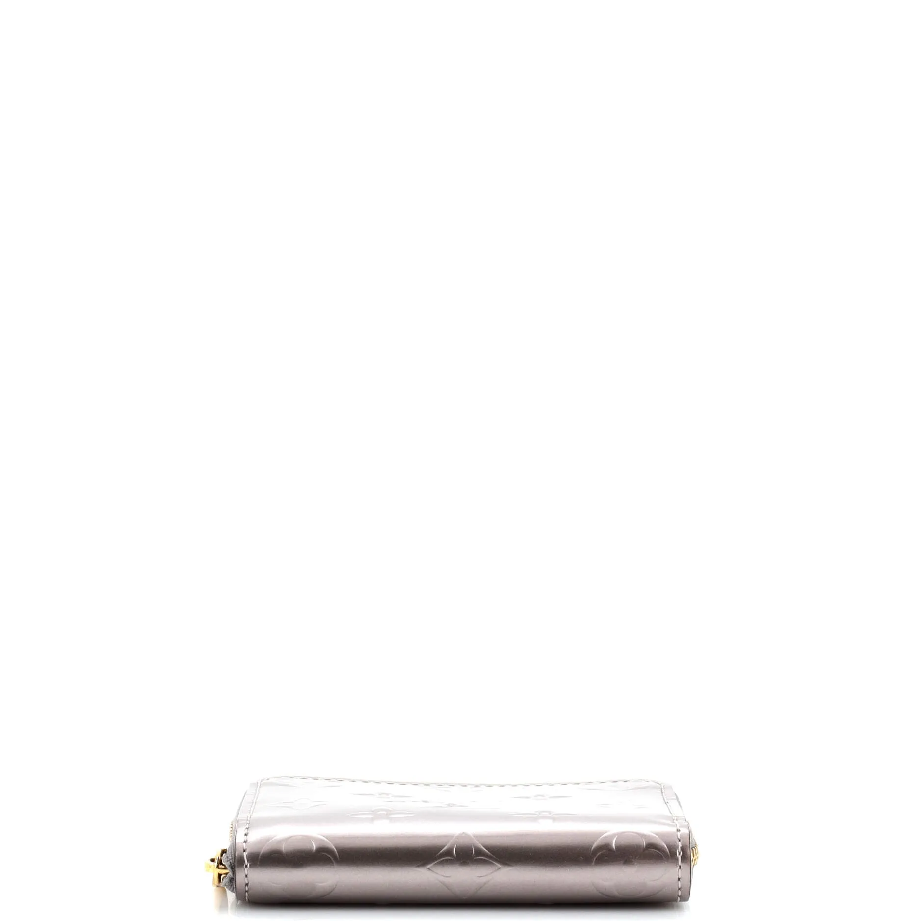 Designer Zippy Coin Purse Metallic Monogram Vernis