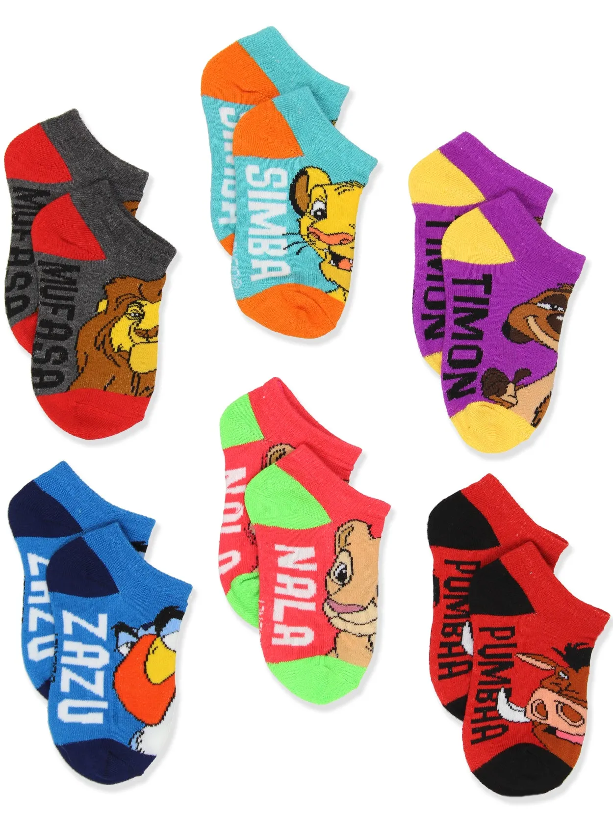 Disney The Lion King Socks 6-Pack