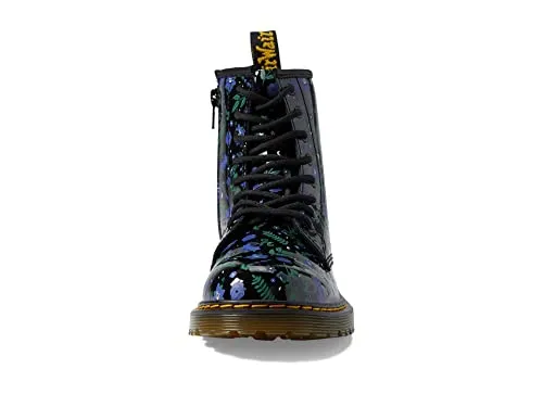 Dr. Martens 1460 Mystic Garden (Little Kid/Big Kid) Black Mystic Garden Patent Lamper 3 UK (US 4 Big Kid) M