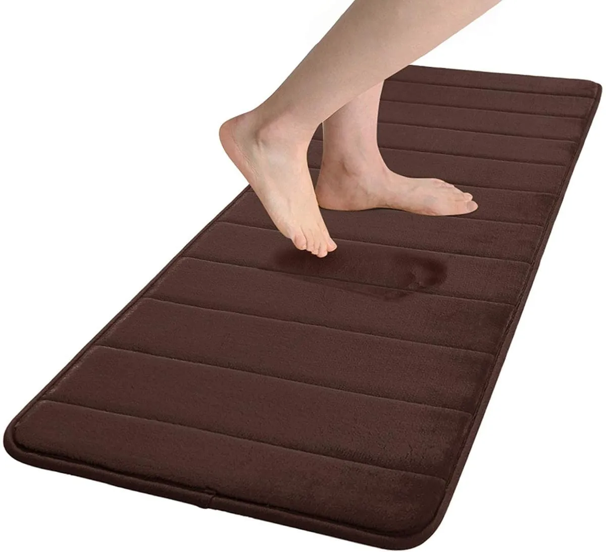 Drimat Memory Foam Bath Mat Chocolate Brown
