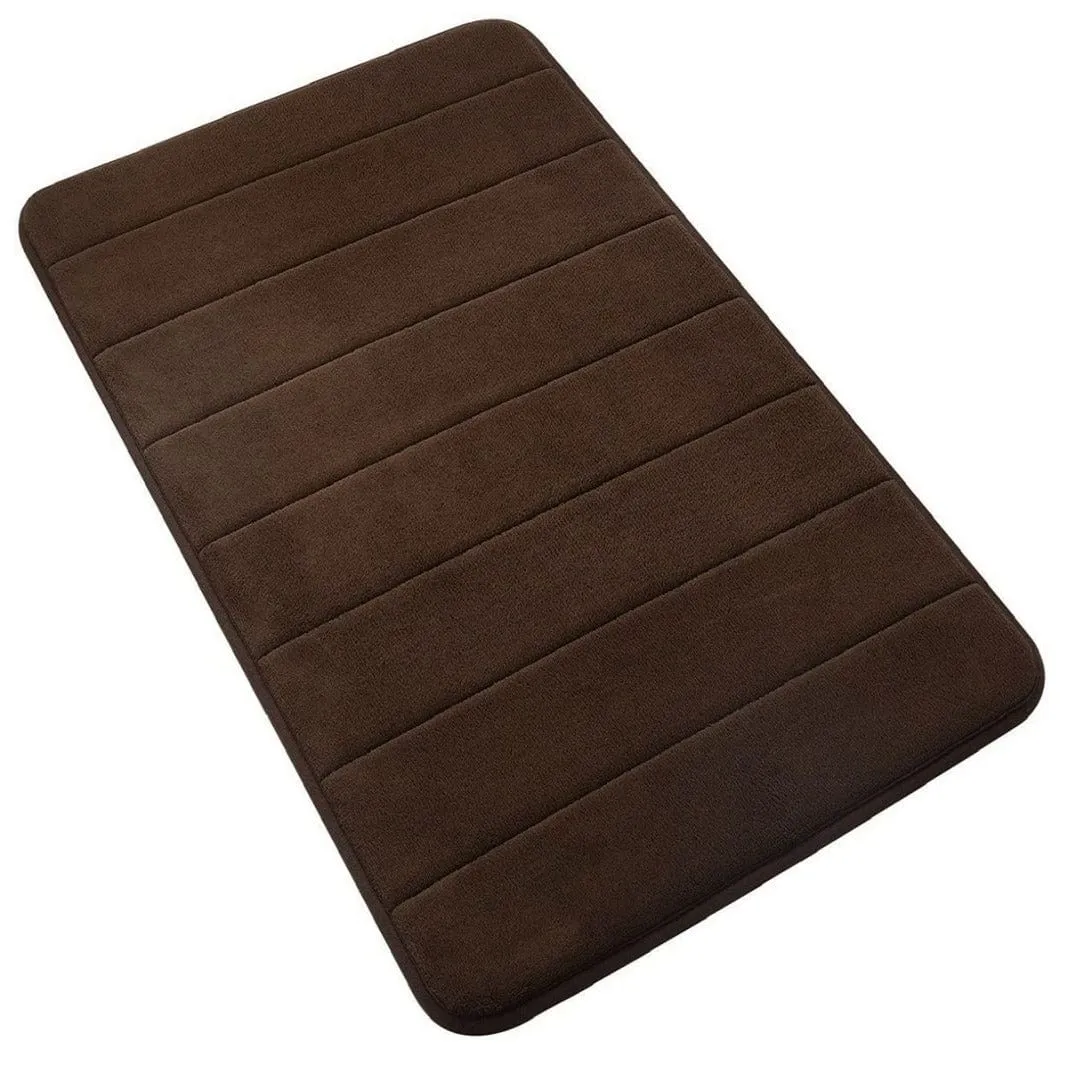 Drimat Memory Foam Bath Mat Chocolate Brown