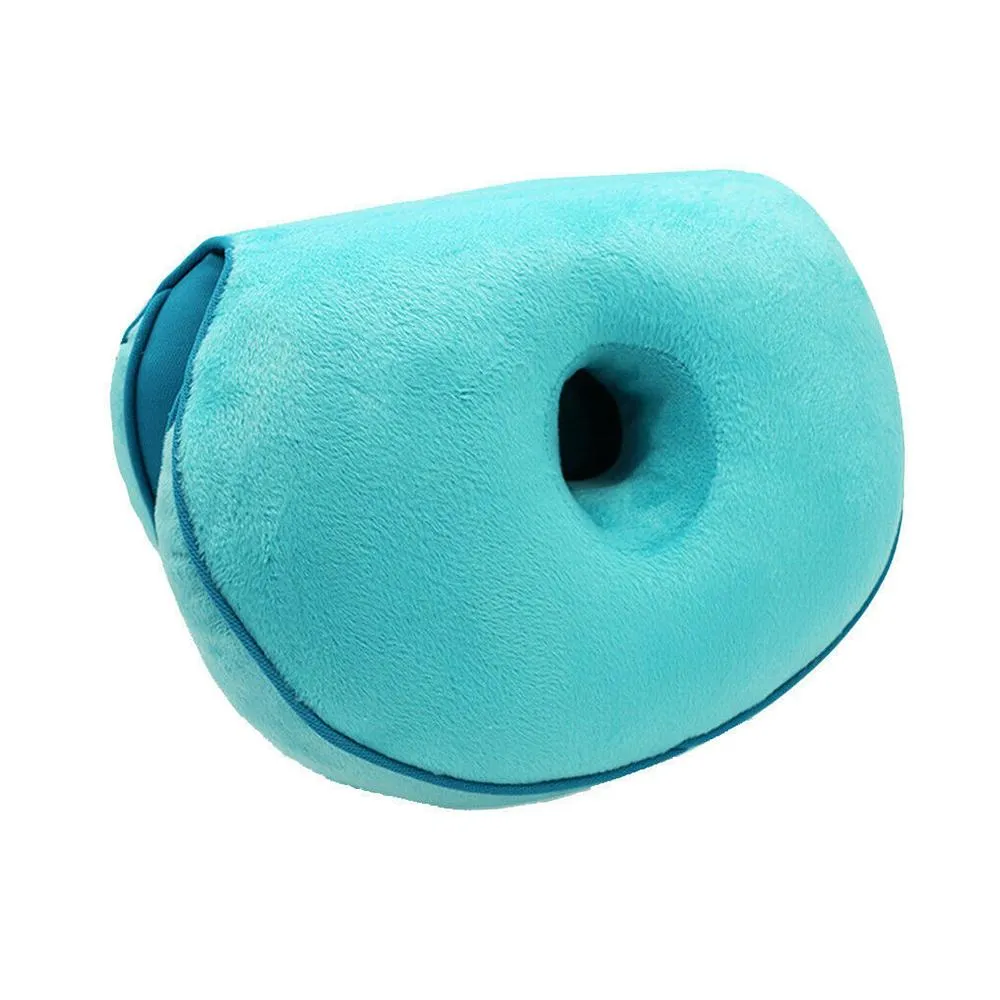 Dual Memory Foam Seat Cushion Beauty Back Seat Hip Push Up Cushion
