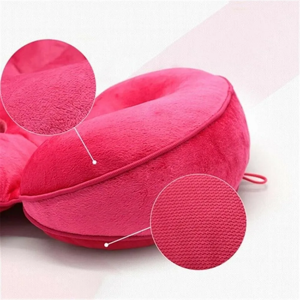 Dual Memory Foam Seat Cushion Beauty Back Seat Hip Push Up Cushion
