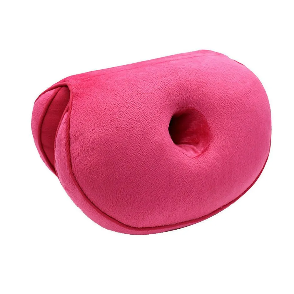 Dual Memory Foam Seat Cushion Beauty Back Seat Hip Push Up Cushion