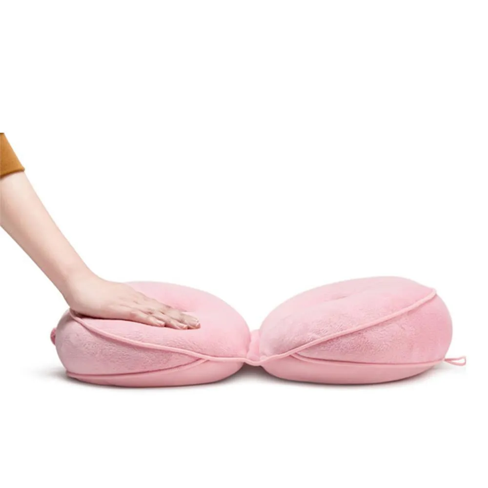 Dual Memory Foam Seat Cushion Beauty Back Seat Hip Push Up Cushion