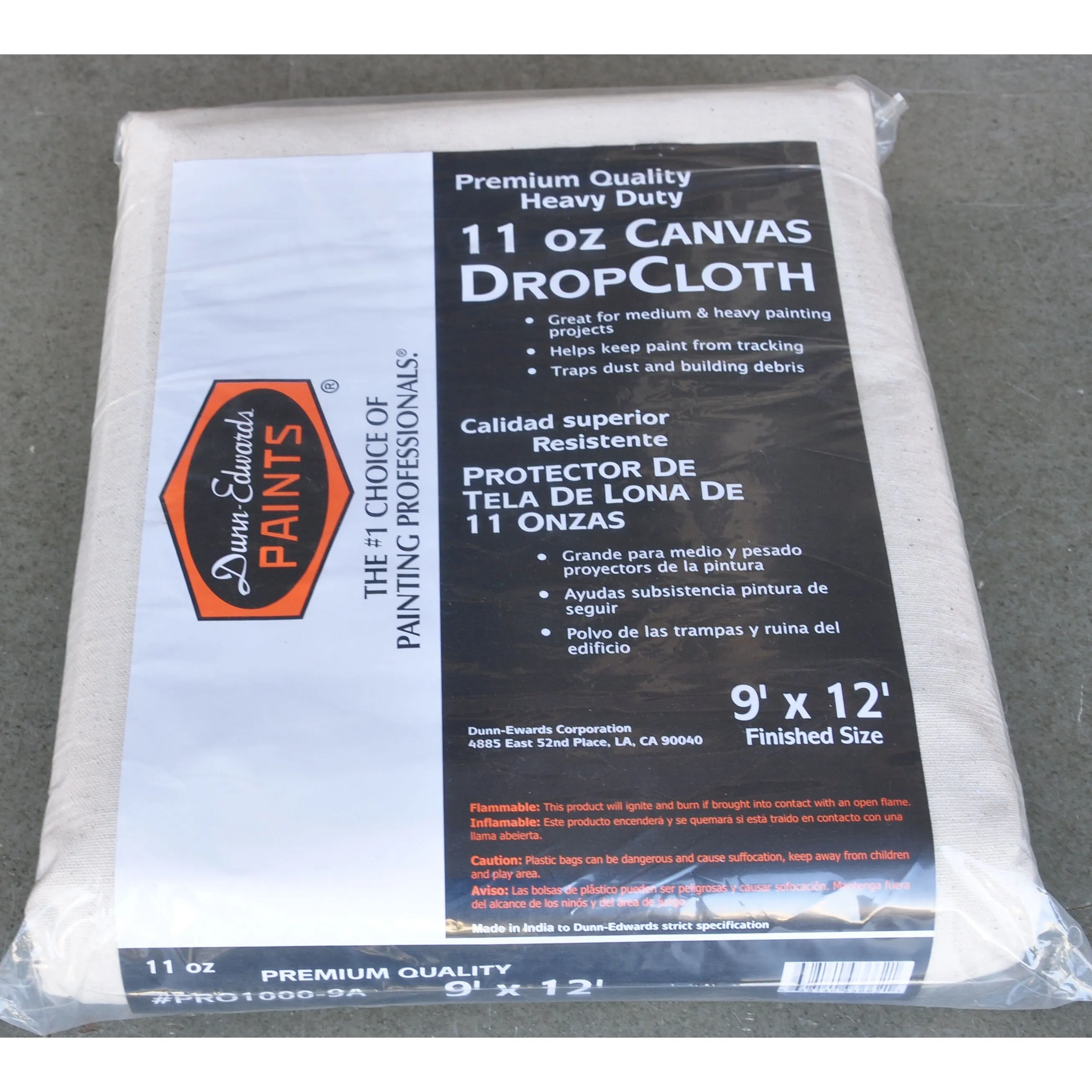 Dunn-Edwards Heavy Duty Canvas Drop