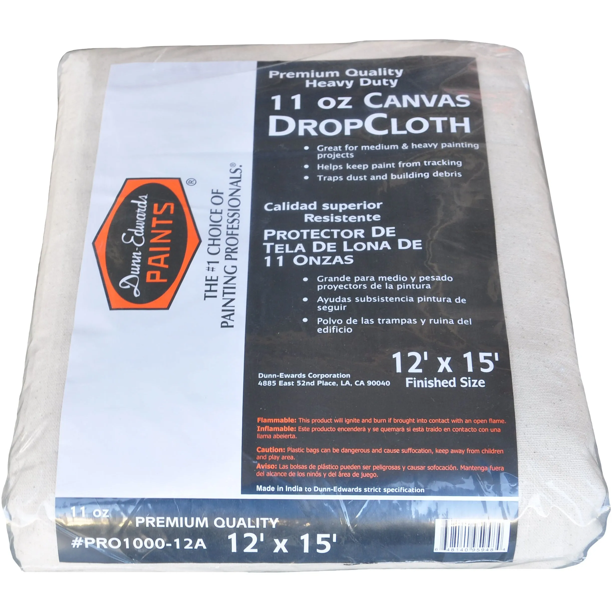 Dunn-Edwards Heavy Duty Canvas Drop
