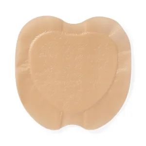 EQUOS 5-Layer Foam Dressings with Silicone Adhesive, Sacrum, 9" x 9" (1EA)