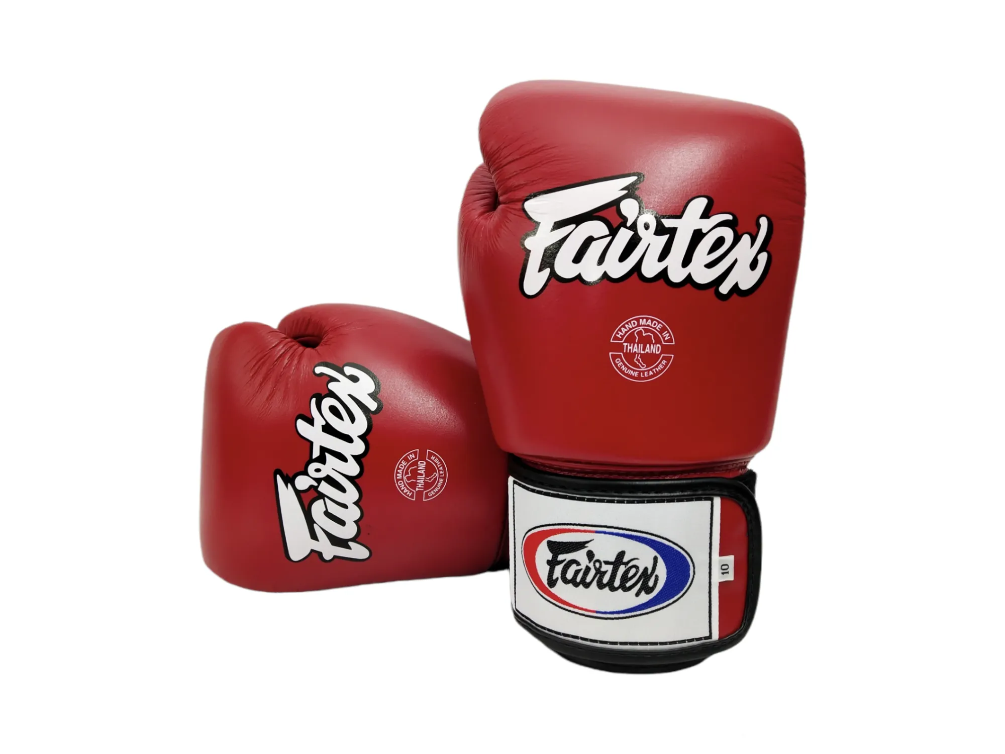 FAIRTEX BGV1 Boxing Gloves [Red/Black Piping]