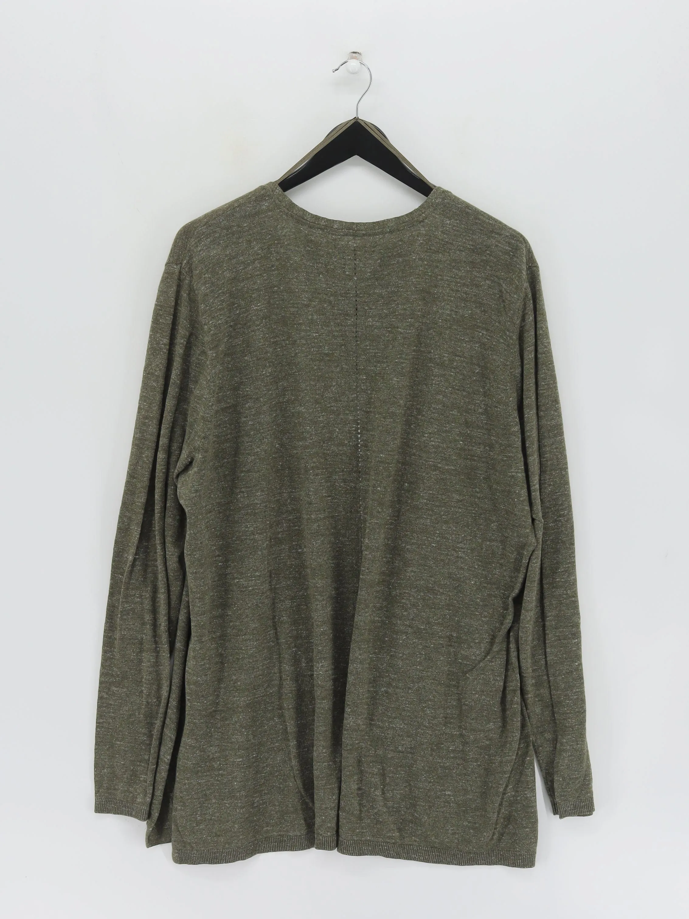 FatFace Women's Cardigan UK 20 Green 100% Cotton