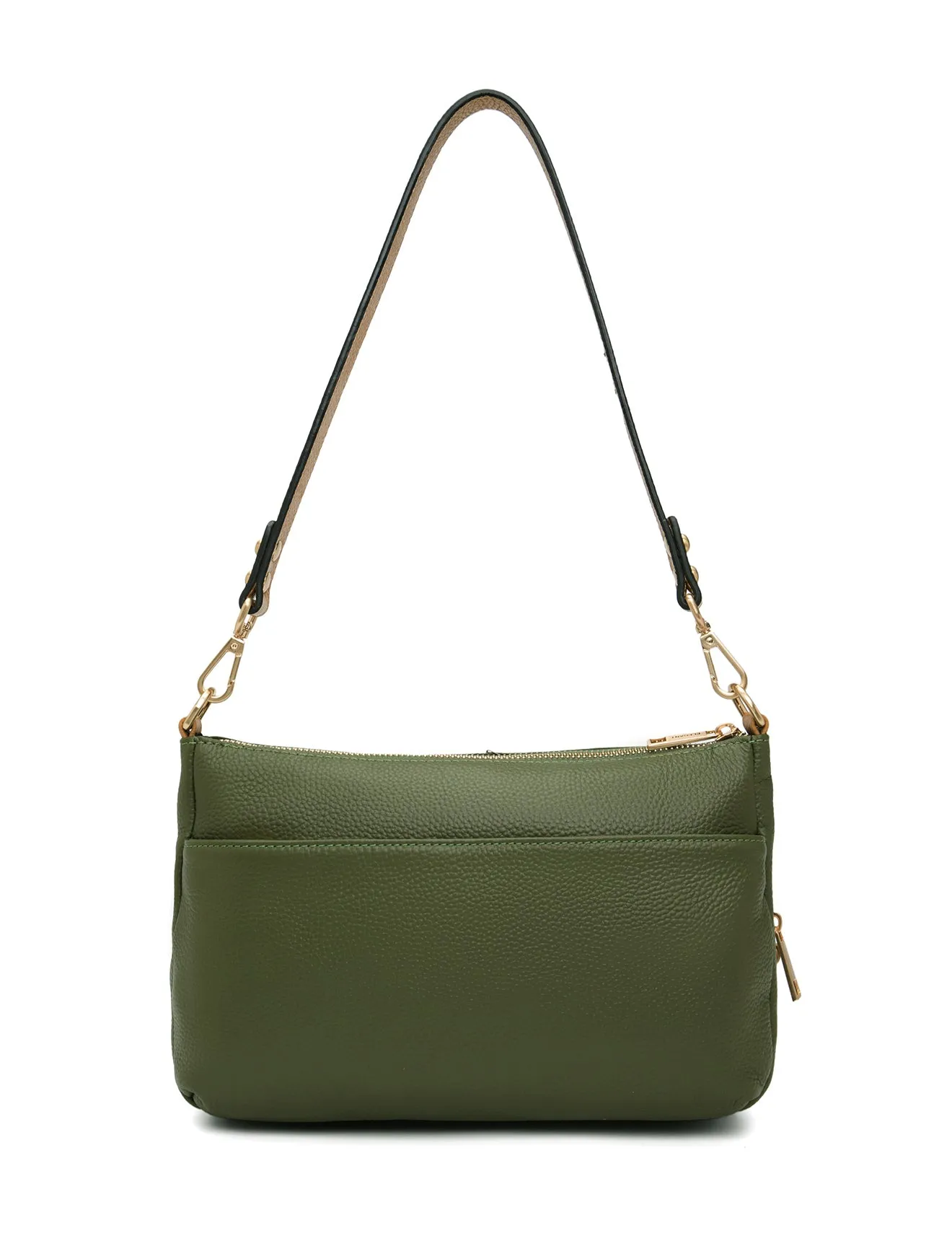 FELICITY LEATHER XBODY BAG- E1-0814A-OLIVE/CAM