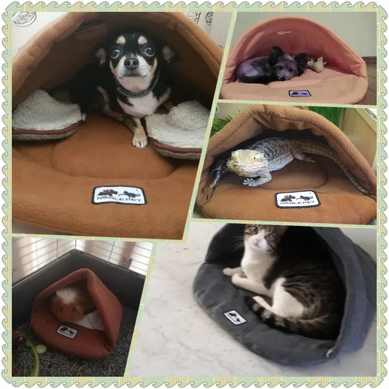 Fleece Dog Cave