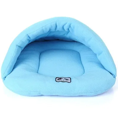 Fleece Dog Cave